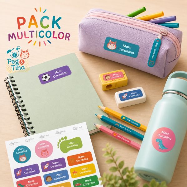 Etiquetas Multicolor | pegandtina