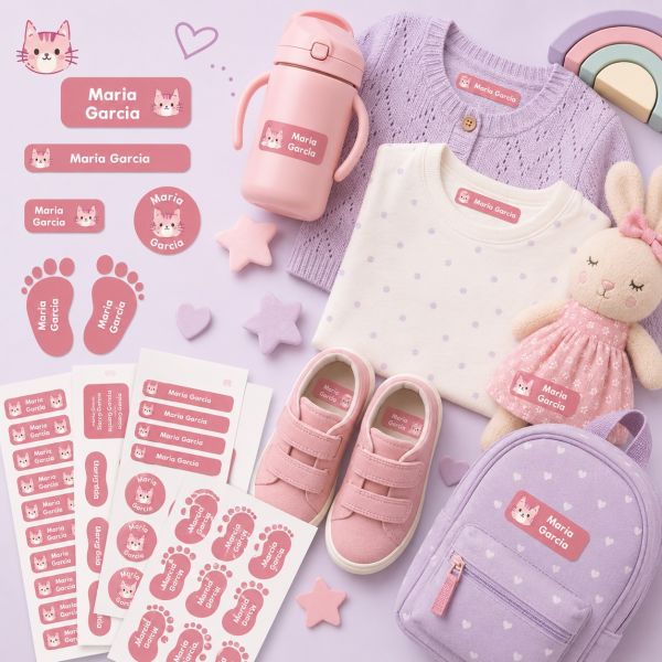 Etiquetas para ni&ntilde;os y beb&eacute;s | pegandtina