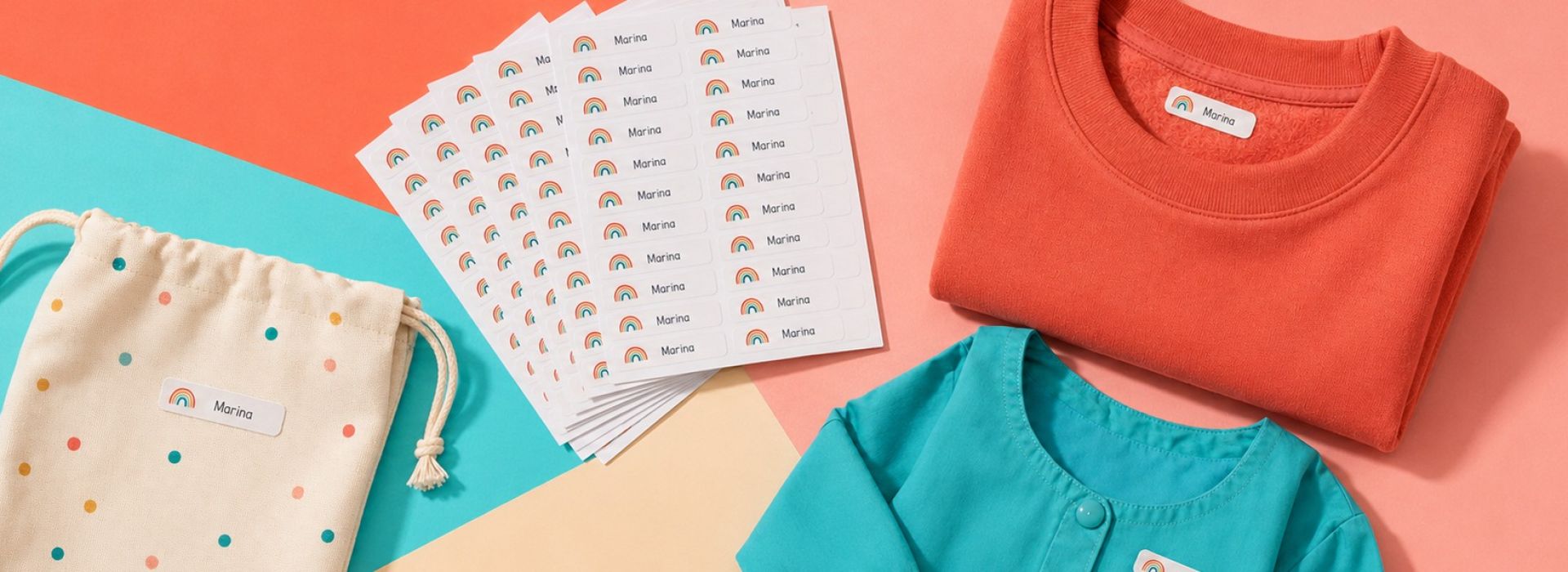 Etiquetas para ropa · pegandtina.com